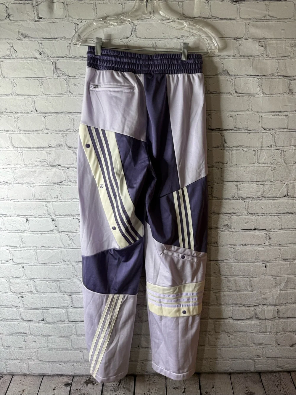 Women’s adidas originals track pants Danielle Cathari patchwork tech purple - Picture 8 of 15
